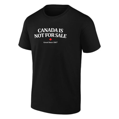 Canada Has Always Been Great Adult Short Sleeve Tee, Black