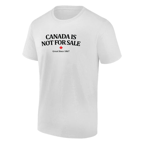 Canada Has Always Been Great Adult Short Sleeve Tee, White