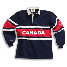 Canada Adult Classic Collegiate Stripe Long-Sleeve Polo